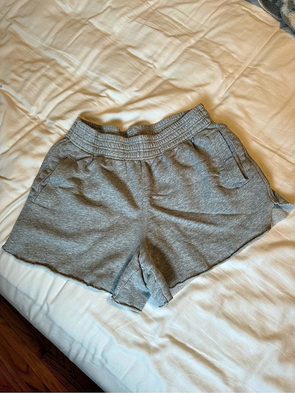 Aerie Go-To Fleece Short Gray Athletic Shorts Size Small
